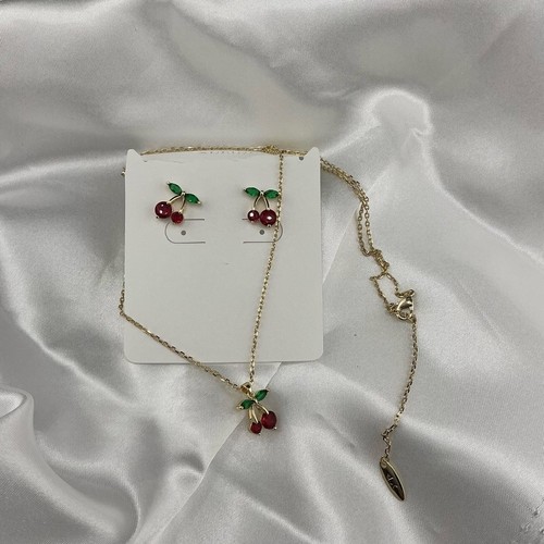 Set collana orecchini con - set,