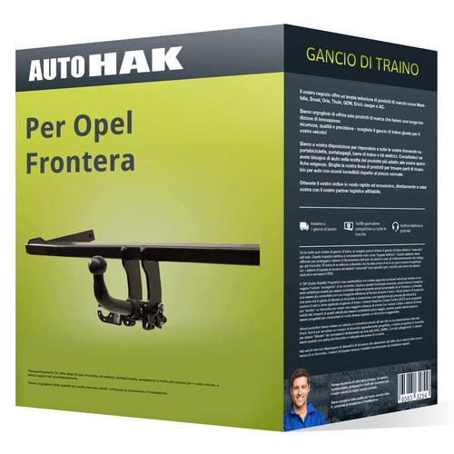 Gancio traino adatto - per, opel
