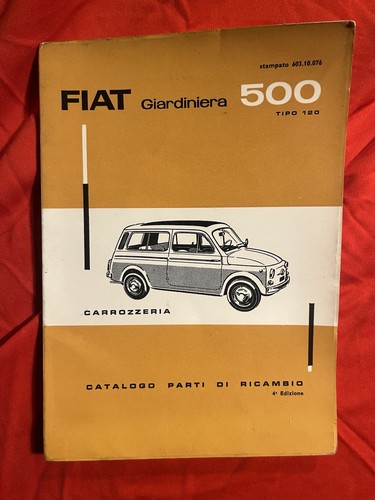 Fiat 500 giardiniera catalogo - fiat,