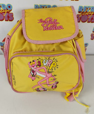 ZAINO CARTELLA SCUOLA PINK PANTHER PANTERA GIALLO GELATO PATTINI 1985 UNITED ART