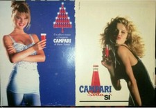 Clippings Eva Herzigova Ritagli di Giornale Anni 90 Campari Givenchy Max Ruffo 