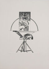 SERGIO SARRI ACQUAFORTE DEL 1978 FIRMATA E DATATA DALL'ARTISTA.