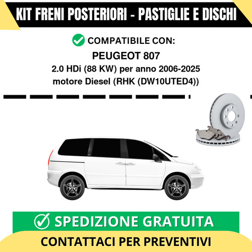 Kit freni posteriori per - freni,