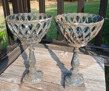 COPPIA URNE PIEDISTALLO