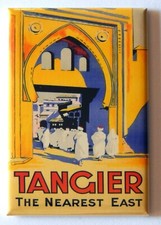 Tangeri marocco fridge magnet - marocco,
