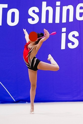 Body ginnastica ritmica - , rosso