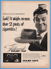 1950 Champ Hats Featherweight