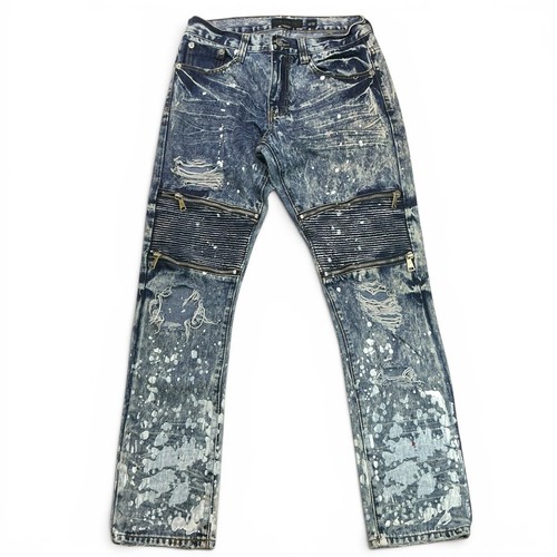 Jeans biker uomo - decibel, blu
