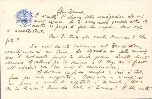 Ba179 lettera dal regio - dal,