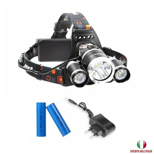 Torcia lampada frontale led - torcia,