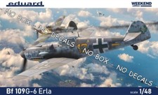 MESSERSCHMITT BF 109G-6 109 G ERLA 1/48 EDUARD WEEKEND - NO BOX NO DECALS