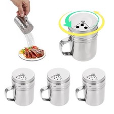 HUANR 4 Pezzi Saliera da