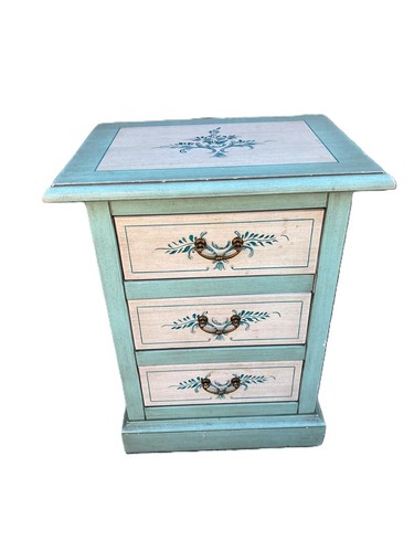 Mobiletto decorato legno - in,