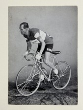 GINO BARTALI Ciclismo cartolina pubblicitaria S. PELLEGRINO