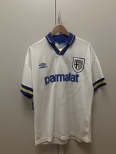 1993-94 AC Parma Match Worn Issue Home Shirt umbro #7 (Melli)