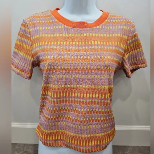 Shirt top jacquard zara - t-shirt,