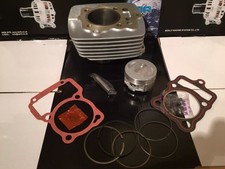KIT HONDA CG125 190 BIGBORE -2000 KICK ENG 15MM PIN & VM26 CARB, CAM, TESTA CILINDRICA