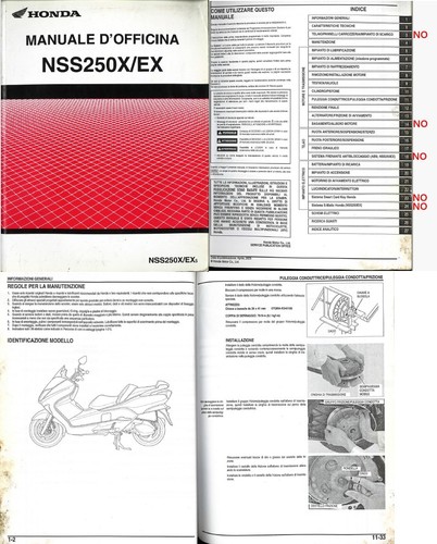 Manuale officina honda forza - manuale,