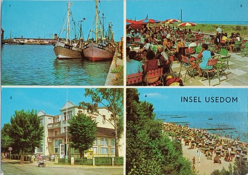 Cartolina isola usedom - isola,