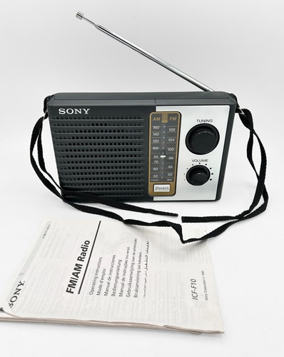 Sony icf f10 - icf-f10, due