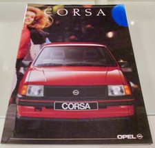 Opel Corsa A City Swing GL GSi depliant tedesco A4 16S+6 dati 1989 045/5