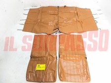 FODERE COPRI SEDILI FIAT PANDA 30 45 4x4 IN PELLE MARRONE CHIARO ORIGINALI
