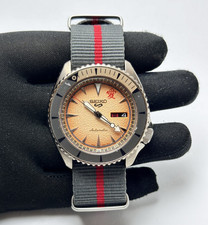 Seiko 5 Sport Automatico Naruto & Boruto | Orologio Uomo Gaara Champagne SRPF71K1