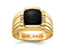 Naturale Onice Nera Gemma Con