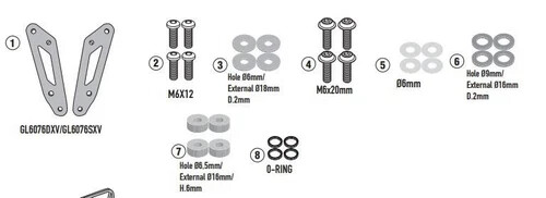 Givi d1211kit kit attacchi - givi,