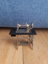 Miniatura Macchina da Cucire Vintage Casa Bambole Metallo 104500 Senza Cassetto
