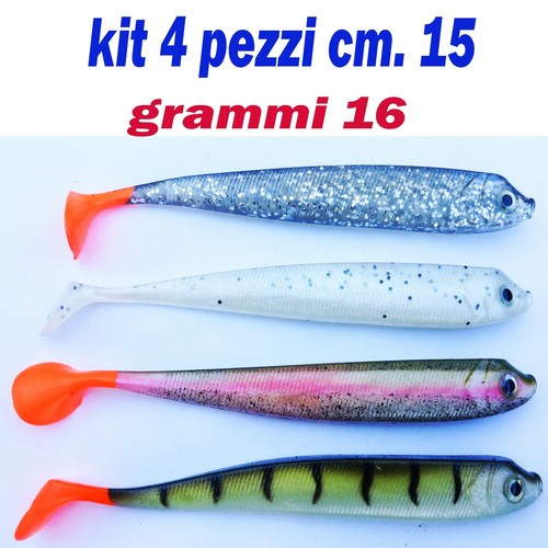 Artificiale pesca luccio - pesca, black