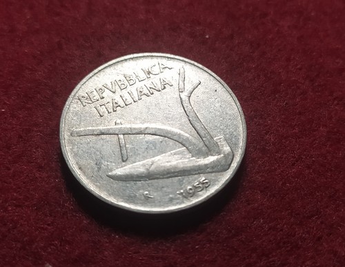 Moneta italia lire 1955 - moneta,
