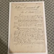 Lettera firmata da Benito