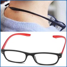 occhiali da lettura vista con aste stanghette autoreggenti girocollo collo