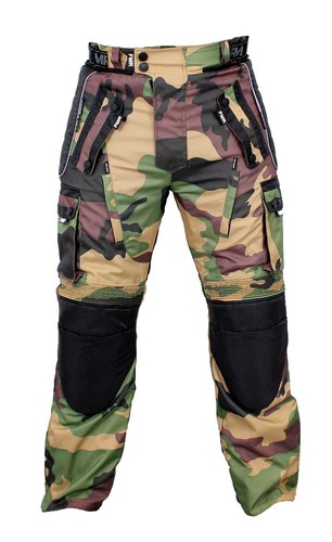 Pantaloni motociclista tessuto - pantaloni,