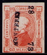 fk57 Mexico #83b 25ctv LA+F