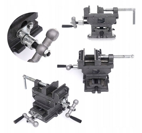 Morsa macchina 75mm - 75mm, a