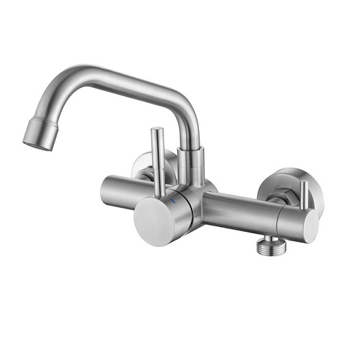 Rubinetto cucina parete con - rubinetto, da