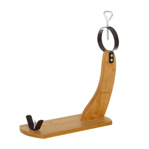 Porta prosciutto legno bambu - prosciutto,
