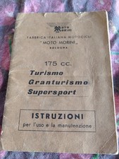 MOTO MORINI 175 cc Istruzioni x Uso e Manutenzione ORIGINALE