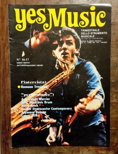 Rivista yes music 1985 - yes,