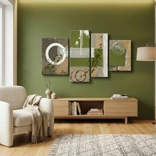 QUADRI MODERNI ASTRATTO VERDE