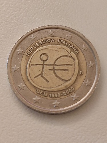Moneta euro rara uem - 2,