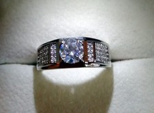 UOMO 1,00 CT ANELLO UOMO IN