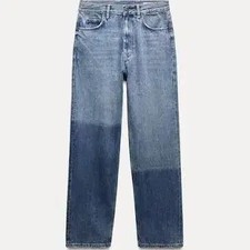 Zara Bicolor Denim Jeans