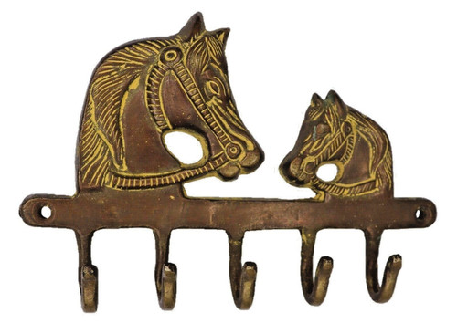 Coppia cavalli design ganci - design,