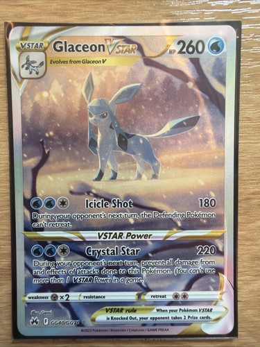 Glaceon vstar gg40 gg70 - glaceon, gg40/gg70