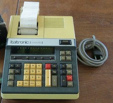 VECCHIA CALCOLATRICE ELETTRONICA MARCA ITALTRONIC 3300 PD [SM-C]