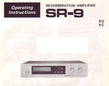 pioneer sr-9 manuale operativo