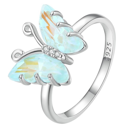 Anello farfalla argento - anello,